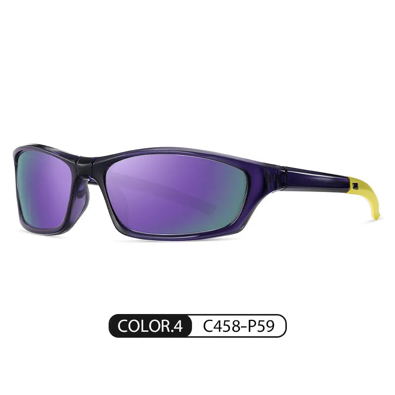 Sports Folding Sunglasses Ultra Light Color Windproof Portable Cycling Polarizing Sun Glasses Outdoor Travel Eyewear T229