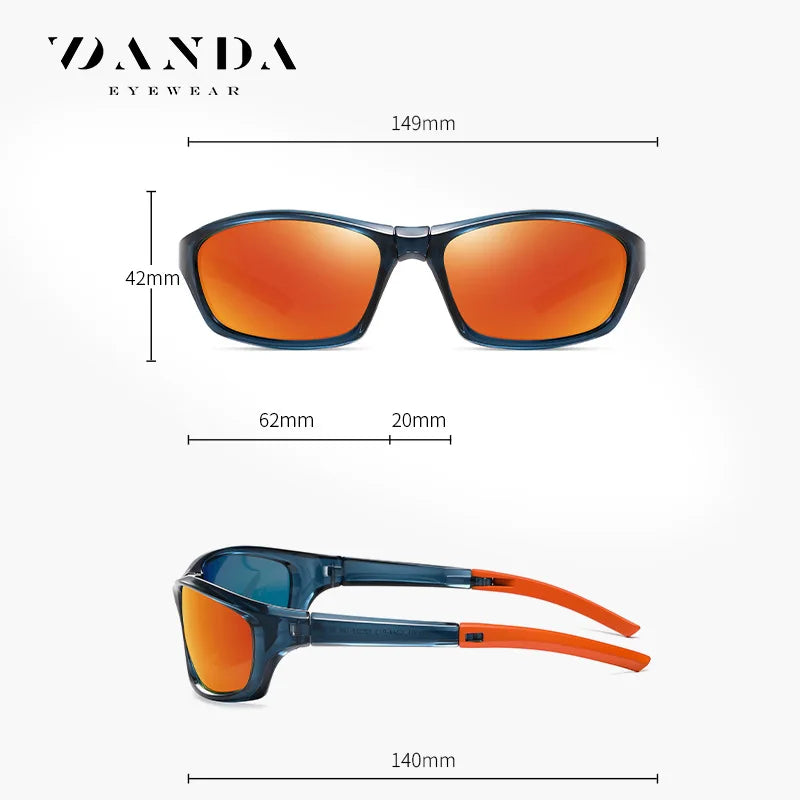 Sports Folding Sunglasses Ultra Light Color Windproof Portable Cycling Polarizing Sun Glasses Outdoor Travel Eyewear T229
