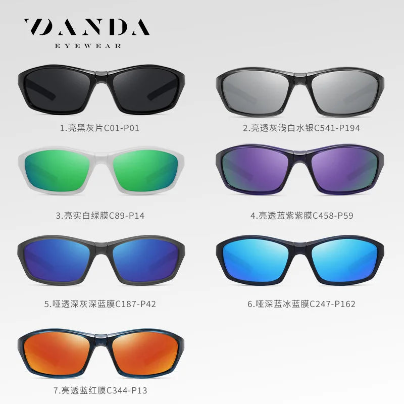 Sports Folding Sunglasses Ultra Light Color Windproof Portable Cycling Polarizing Sun Glasses Outdoor Travel Eyewear T229