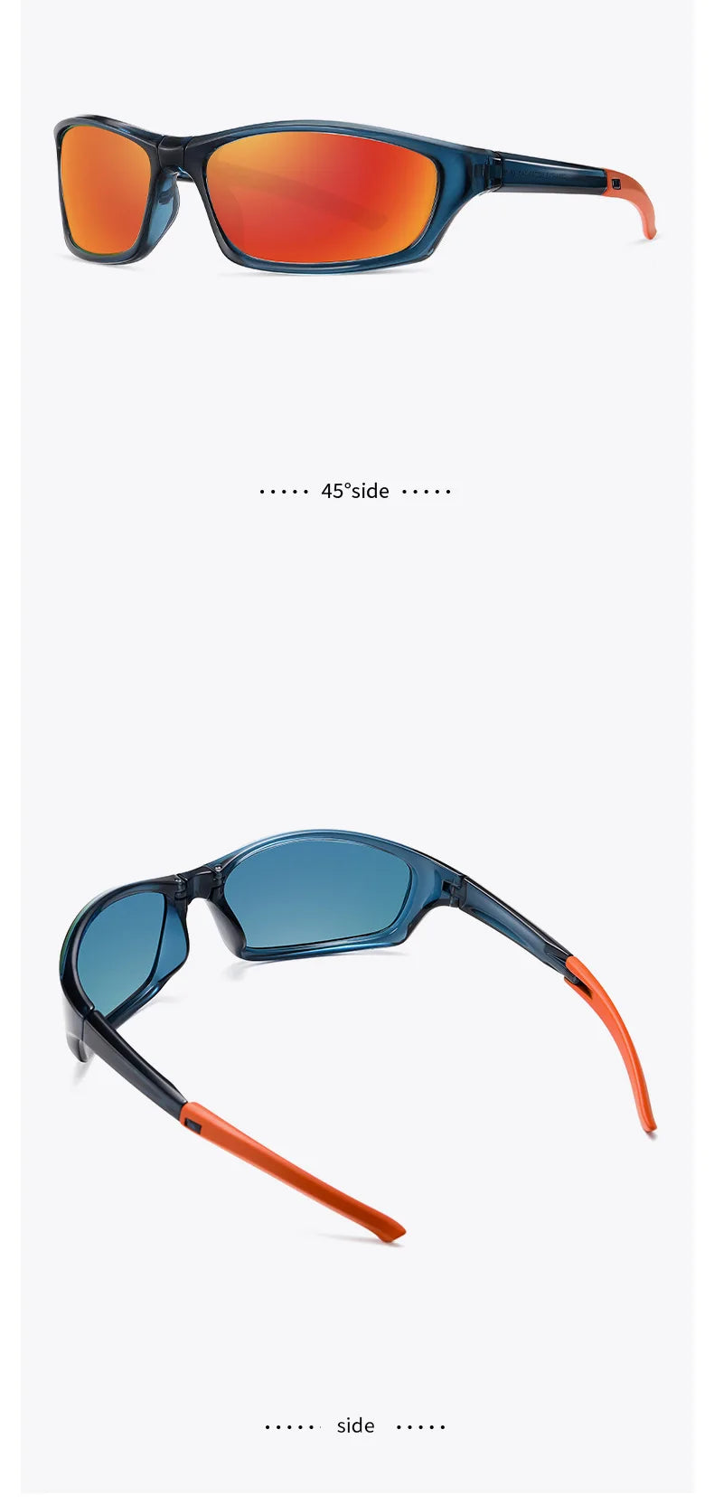 Sports Folding Sunglasses Ultra Light Color Windproof Portable Cycling Polarizing Sun Glasses Outdoor Travel Eyewear T229