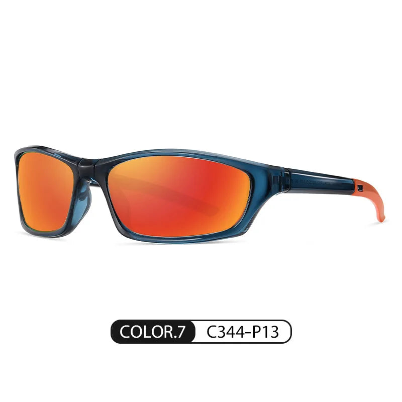 Sports Folding Sunglasses Ultra Light Color Windproof Portable Cycling Polarizing Sun Glasses Outdoor Travel Eyewear T229