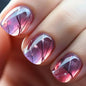 24Pcs Fashion Fake Nails Press on Short Square Head False Nail Art Green Leopard Print Design Artifical Full Cover Nail Tips